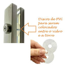 Coluna Torre Puxadores 40 Cm Preto Fosco 2 Furos Guarda Corpo Inox Puxadores Online