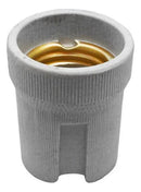 Plafonier Plafon Branco 100w E27 Bocal Porcelana