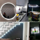 Fita Led 2835 Branco Frio 300 Leds 5 Metros + Fonte Cor da luz Branco-frio