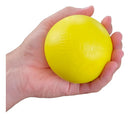 Brinquedo Cachorro Bolinha Maciça Atóxica Grande 80mm Cor Amarelo