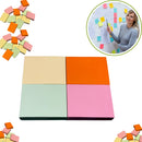 Kit 40 Blocos Recados Cole Fácil 38x50mm Colorido 100fls Cor Amarelo Verde Laranja Rosa Pasteis