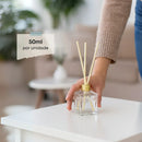 Kit Frasco Vidro Cubo Para Aromatizador 50ml 10peças+varetas
