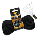 Paracord 550 Guepardo 10m 250kg 7 Filamentos Cordim Corda Cor Preto