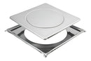 Ralo Click 10x10 Com Porta Grelhas Cromado P/ Banheiro