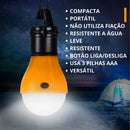 Kit 3 Lâmpadas Camping Led Pesca Barraca Lanterna Pilha Top Cor Sortida