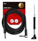 Cabo P10 ELETROLON Mono 90º Graus Violão Guitarra Baixo 5m Metros
