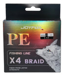 Linha Pesca Joyfox Multifilamento Cinza 300m 4x 0.305mm 45lb