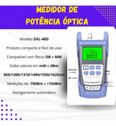 Kit Ferramentas Fibra Óptica Ftth Profissional 15 Peças 10km Preto