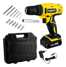 Parafusadeira e Furadeira à Bateria 12V Bivolt PFE-12EV IMPACTO, Maleta e Kit EVALD