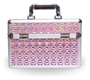 Maleta De Maquiagem Profissional Anna Make R210 Vazia Rosê