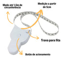 Trena Fita Metrica Corporal Automatica Medida Costura Corpo