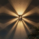 1 Arandela Massuia Frisada Externa Inte Preto 127/220V