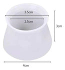 Kit 16 Protetor Pé De Cadeira Mesa Móveis Silicone Não Risca