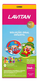 Multivitamínico Infantil Sabor Tutti Frutti 240ml Solução Oral Lavitan