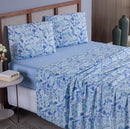 Kit Jogo De Lençol Casal Padrão 4 Peças 400 Fios Estampados