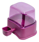 Bebedouro Cães Gatos Pelo Longo 2 Litros Filtro De Carvao Cor Vinho