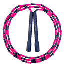 Pula Corda Segumentada Crossover Ajustável Pre Rosa-chiclete