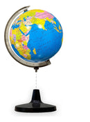 Globo Terrestre Giratório De Mesa Mapa Mundi Escolar 23 Cm