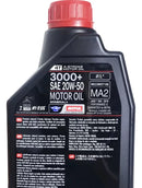 Óleo Lubrificante Motul 3000+ 20w50 Motos 1 Litro