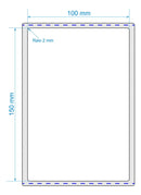 10 Rolos Etiqueta Térmica 100x150 10x15 Com Serrilha E-commerce Adegraf