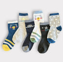 Kit 6 Pares De Meias Menino Variadas 8 a 10 Anos