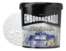 Tinta Emborrachada Masterfix 4kg Impermeável Flexível Acabamento Fosco Cor Branco 3.6 L