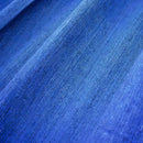 Rede Dormir Descanso Casal Tecido Algodão Resistente Jeans Cor Azul