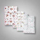 Kit 12 Pano De Boca Fraldinha Babete Enxoval Do Be Rosa