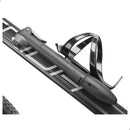 Garrafa Térmica Garrafinha Caramanhola Preto 550ml Livre Bpa Squeeze Isotérmica Leve Refrescante + Suporte Adaptável Ergonômico Com Parafusos Compatível Com Quadro Bike Bicicleta Corrida Pedal Pulse