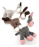 Pelúcia Pet Com Corda Com Nó Brinquedos Interativos Cães Top Desenho Burro Marrom