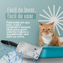 Pazinha Pá Coletora Higiênica Caixa De Areia reutilizável De Gato Pet Peneira Aço Inox Flysea