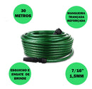 Mangueira de Jardim Trançada 30 Metros Não Dobra Com Esguicho Lemont Web