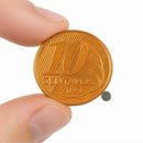 Kit Com 100 Peças De Ímã De Neodímio 3x1mm N35 Redondo Super Forte Para Projetos Artesanato E Fixação Variall