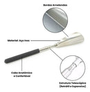 Calçadeira De Sapatos E Tênis Telescópica Retrátil Aço Inóx Tomóvi