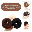 Kit 12 Un Rosquinha Esponja Coque Cabelo Enchimento Tam: M Sortido