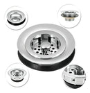 Válvula de pia cozinha americana escoamento metal cr 3.1/2 acabamentom metal cromado cor cromado