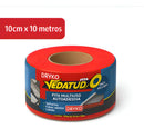 Fita Asfáltica Adesiva Aluminizada Vedatudo 10cm X 10m Dryko Cor Prateado