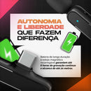 Microfone de Lapela Duplo Sem Fio Profissional Com Conector Tipo C Preto Portátil Para Gravação Podcast Entrevista Aula Online Vídeo Som Nítido