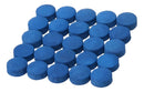 50 Un Sola De Couro Para Taco De Bilhar Sinuca Snooker 11mm Cor Azul