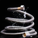 Soft Inox Engate Flexível Mangueira Chuveirinho Ducha Higiênica 180 Cm Acabamento Brilhante Cor Prateado