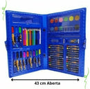 Maleta De Pintura Infantil Estojo Material Escolar 68 Peças