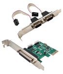 Placa Pci Express X1 Multiserial Com 2 Seriais E Low Profile