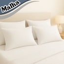 Kit 4 Fronhas Travesseiro 50x70 Malha Algodão Lisa  Branco