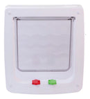 Porta Portinha Gato Cachorro G 27,5cm X 24,5 Cm Cor Branco