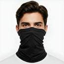 Touca Bandana Rosto E Pescoço Proteção Uv Corrida Ciclismo Cor Preto Tamanho Un