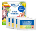 Kit 4 Lenço Umedecido Granado Bebê Baby Tradicional - Kit - 4 - 1