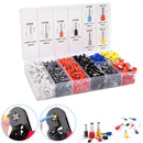 1200 Terminais Elétricos Tubular Ilhós Pre Isolado Para Fio Estojo 8 Modelos Diferentes Luatek Lwj-134