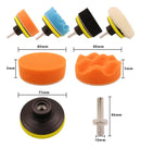 Kit Polimento Automotivo 3 Pol. 12pçs Boinas P/ Furadeira