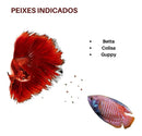 Ração Poytara Betta Black Line 14g - Alimento Super Premium