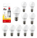Kit 10 Lâmpadas Led 15w E27 Branco Quente E Branco Frio Kian Cor da luz Branco-quente